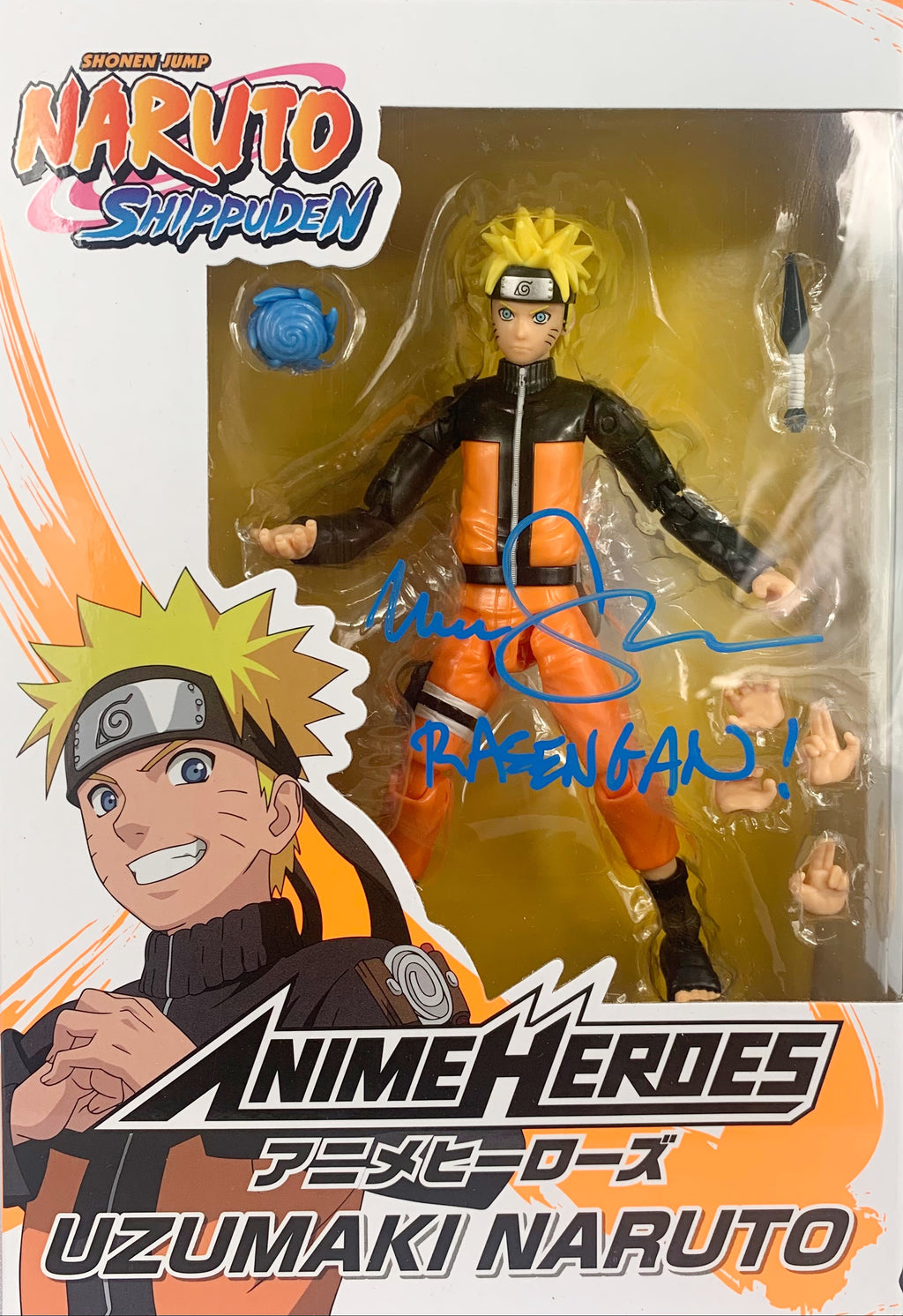 Maile Flanagan Naruto autographed inscribed Action Figure PSA Naruto Shippuden - JAG Sports Marketing