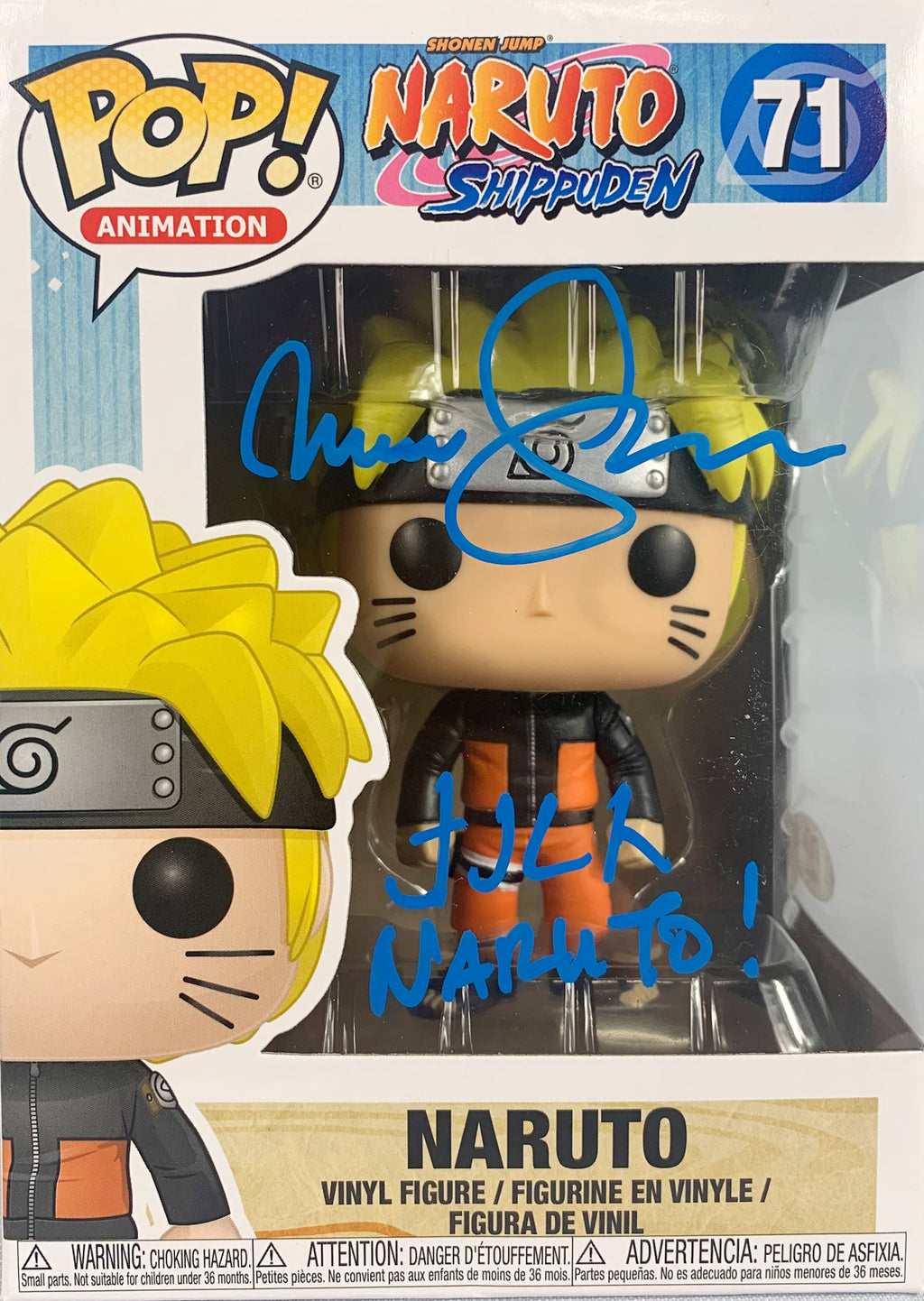 Maile Flanagan Naruto autographed inscribed Funko Pop 71 PSA COA Rare Japanese - JAG Sports Marketing