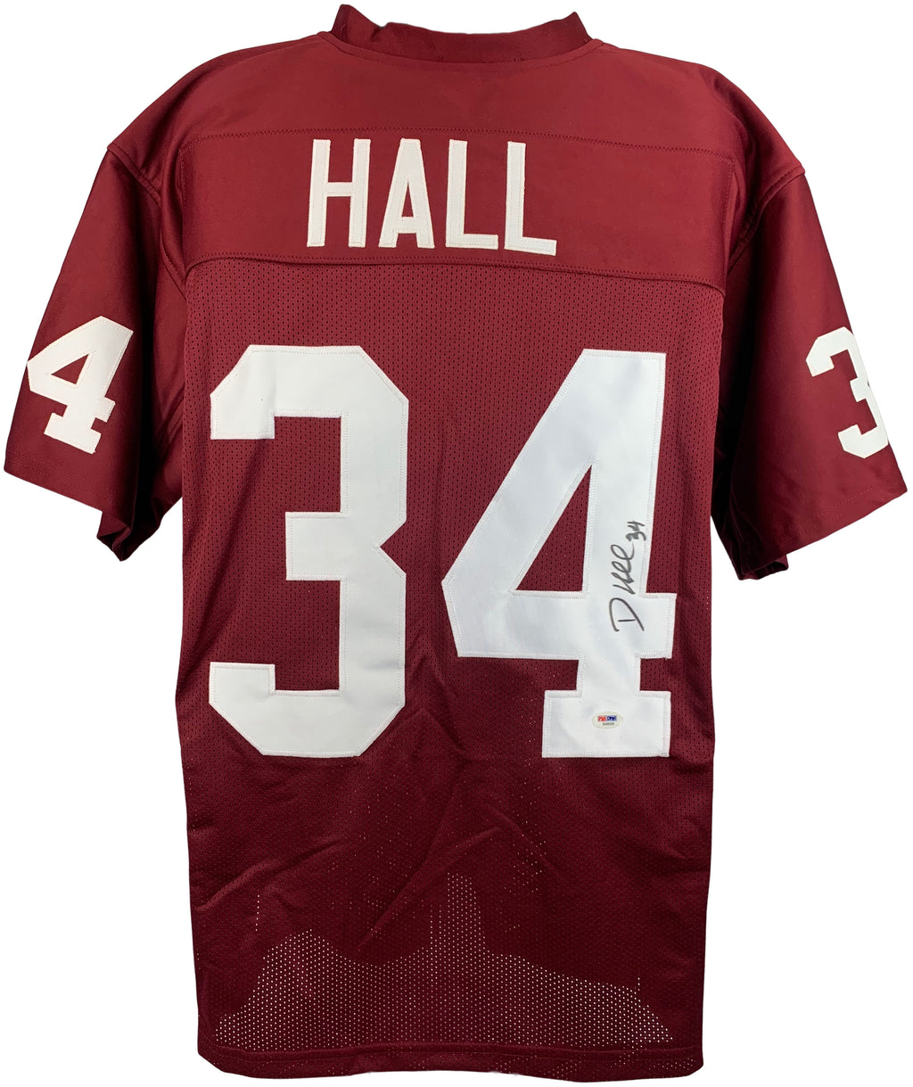 DANTE HALL SIGNED CUSTOM MAROON COLLEDGE STYLE AUTOGRAPHED JERSEY PSA COA - JAG Sports Marketing