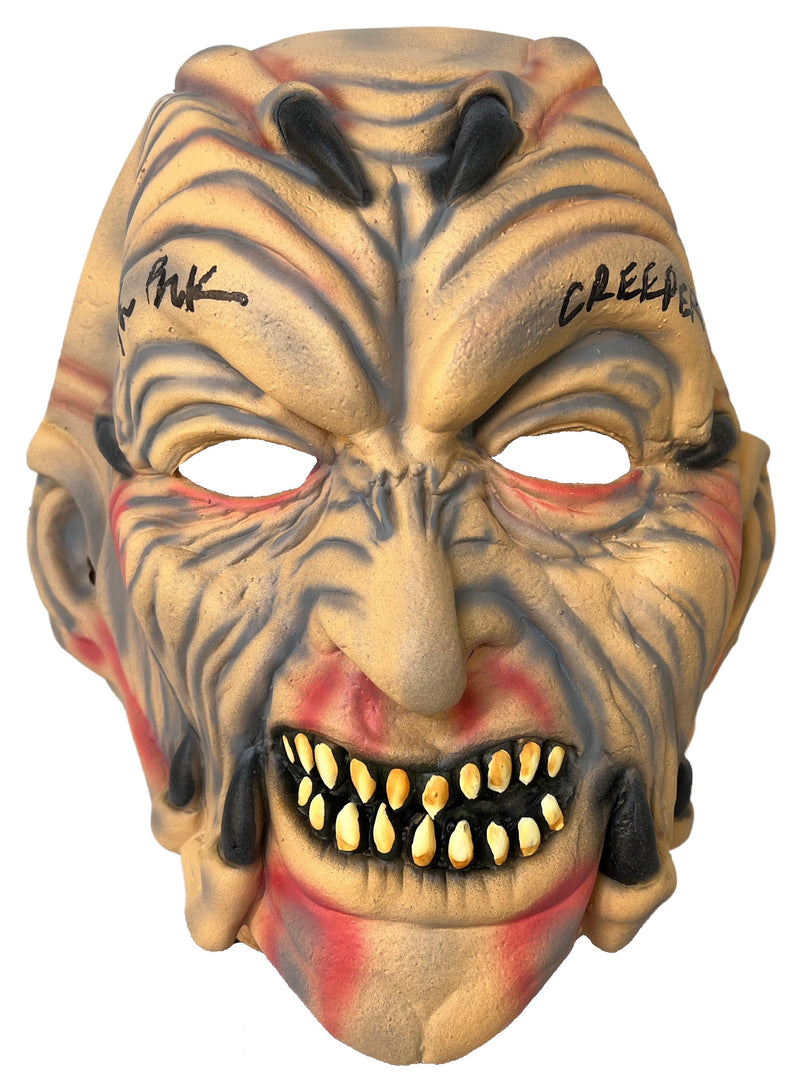 Jonathan Breck autographed signed inscribed Mask Jeepers Creepers JSA COA