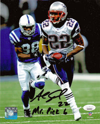 Asante Samuel Sr. autograph signed inscribed 8x10 photo New England Patriots JSA