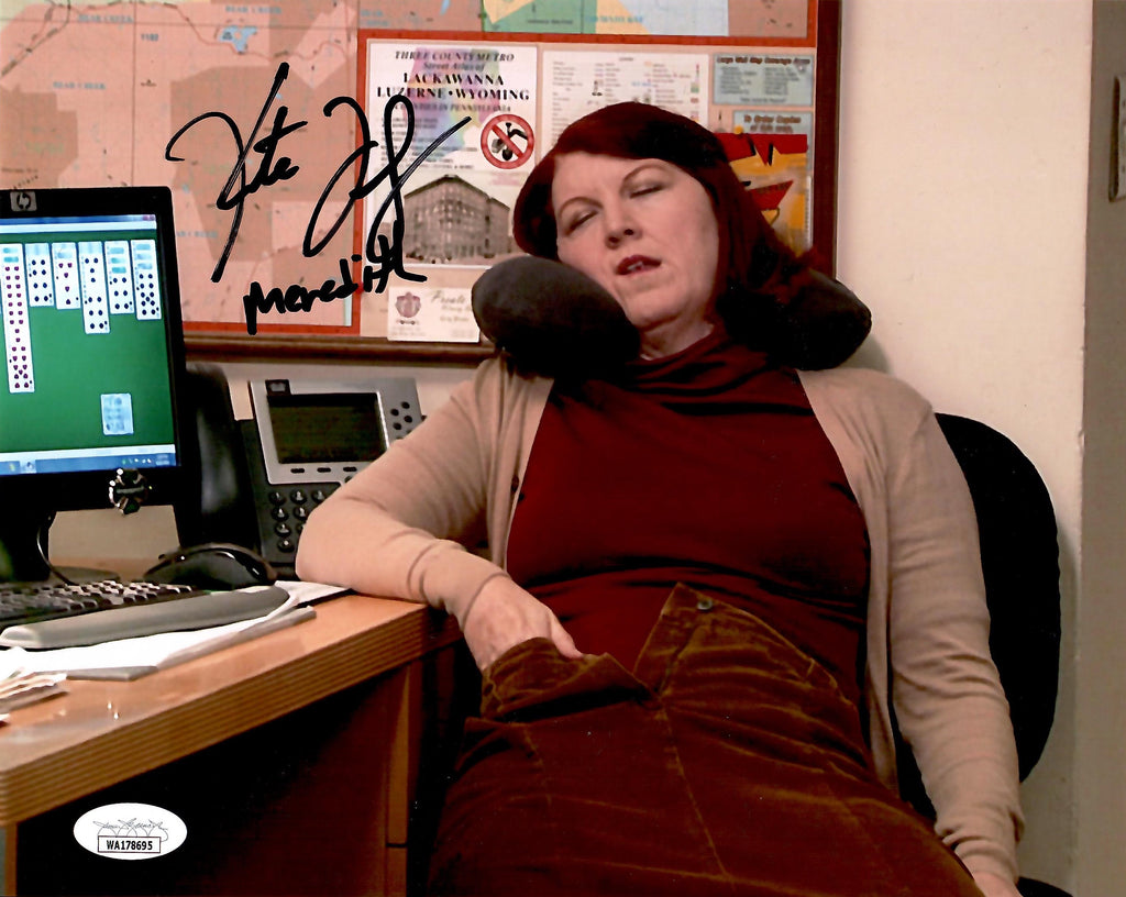 Kate Flannery autographed signed inscribed 8x10 photo The Office JSA Meredith