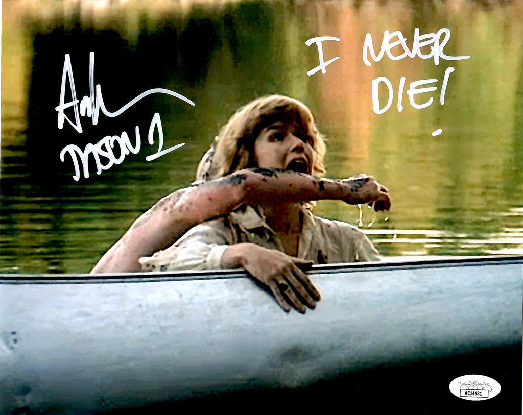 Ari Lehman signed inscribed 8x10 photo Jason Voorhees Friday The 13th JSA COA