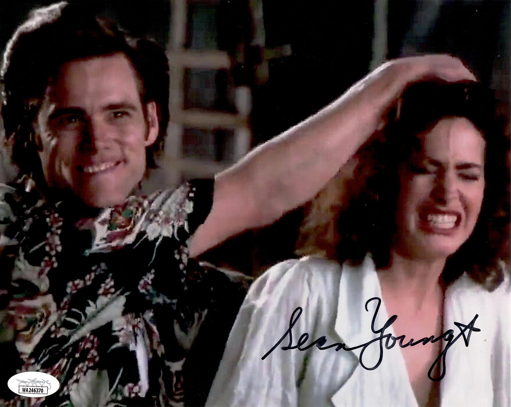 Sean Young autographed signed 8x10 photo Ace Ventura Ray Finkle JSA Witness