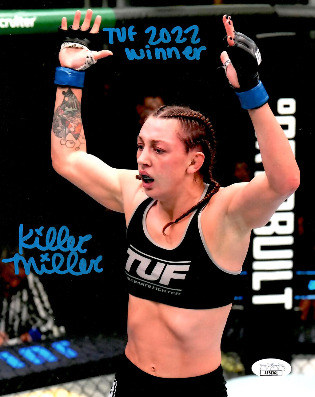 Juliana Miller autographed signed inscribed 8x10 photo UFC JSA COA