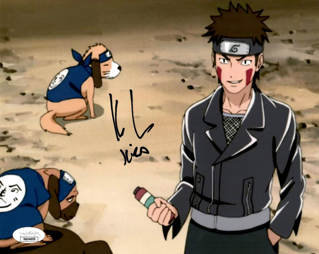 Kyle Hebert autographed inscribed 8x10 photo Naruto: Shippuden JSA COA Kiba