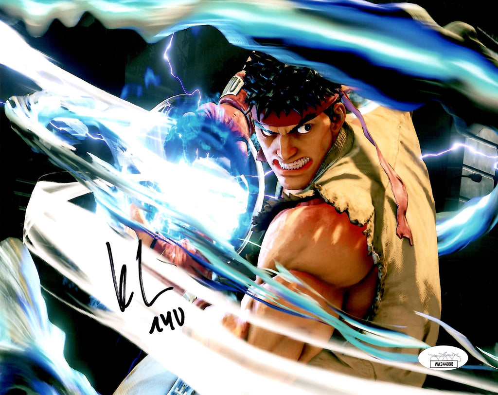 Kyle Hebert autographed signed inscribed 8x10 photo Street Fighter JSA COA Ryu