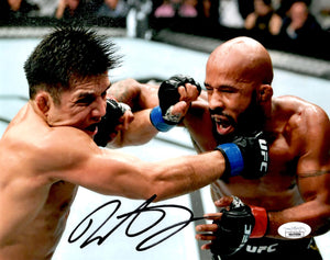 Demetrious Johnson autographed signed 8x10 photo UFC JSA Witness Mighty Mouse