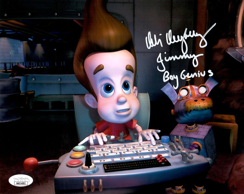 Debi Derryberry autographed signed inscribed 8x10 photo Jimmy Neutron JSA COA