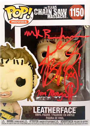 Bryniarski Burnham Morga autographed Funko Pop #1150 Texas Chainsaw Massacre JSA